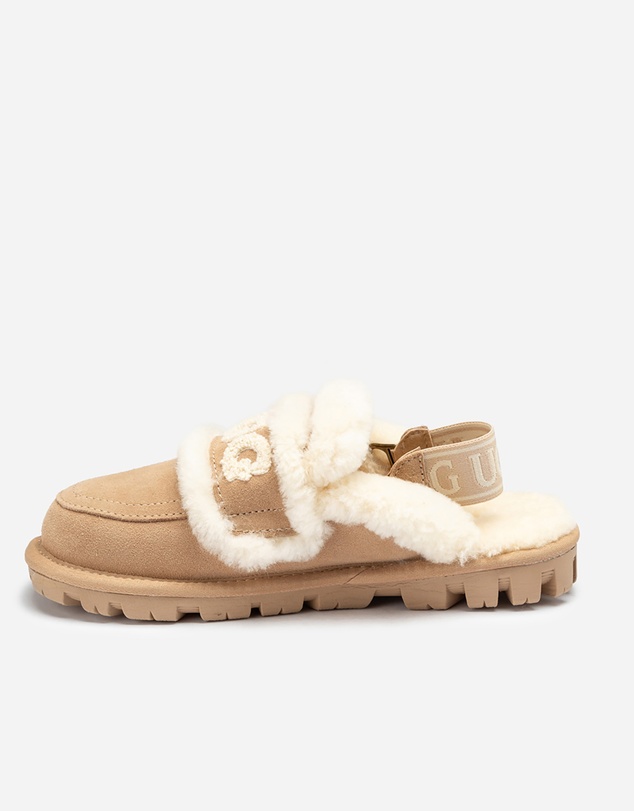 Ozwear Connection Uggs - Ugg Violet Shearling Slipper (Elastic Logo) (Detachable Feature)