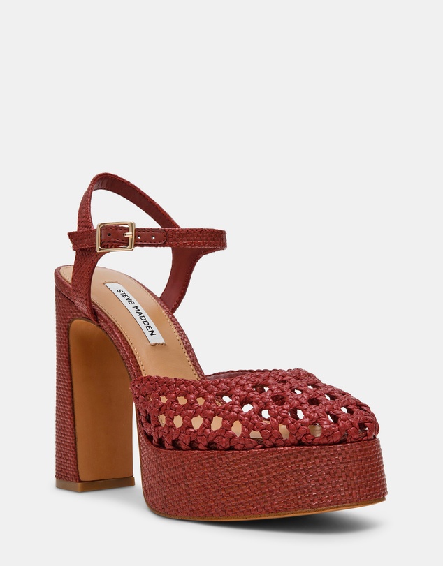 Steve Madden - Lexie-Raff Rust Heels