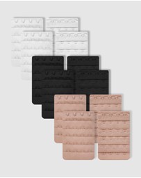 B Free Intimate Apparel - 4x5 Hook Bra Extender - 6 Pack