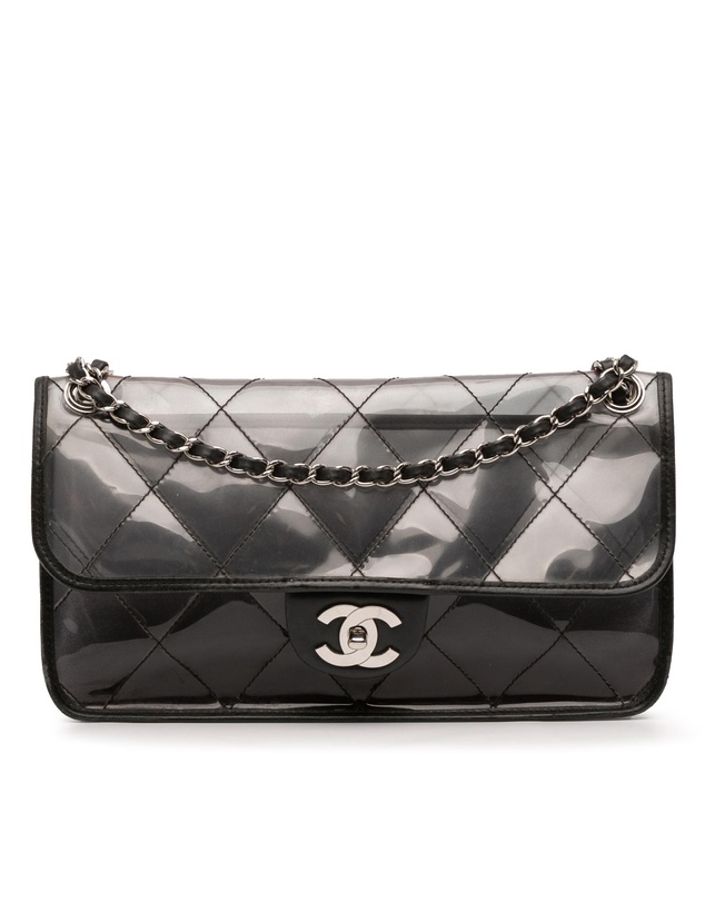 Pre-Loved by Azura Reborn - Pre-Loved Stitched PVC and Calfskin Naked Flap
