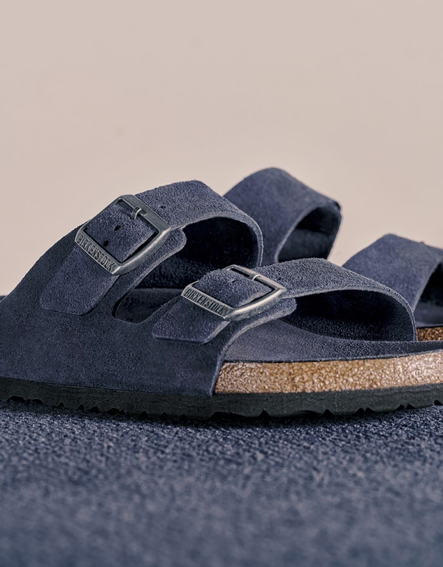 Birkenstock - Arizona SFB Tonal Footbed Suede Leather Narrow - Unisex