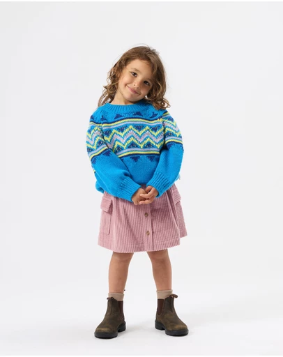 Goldie + Ace - Corduroy Pocket Skirt - Babies-Kids