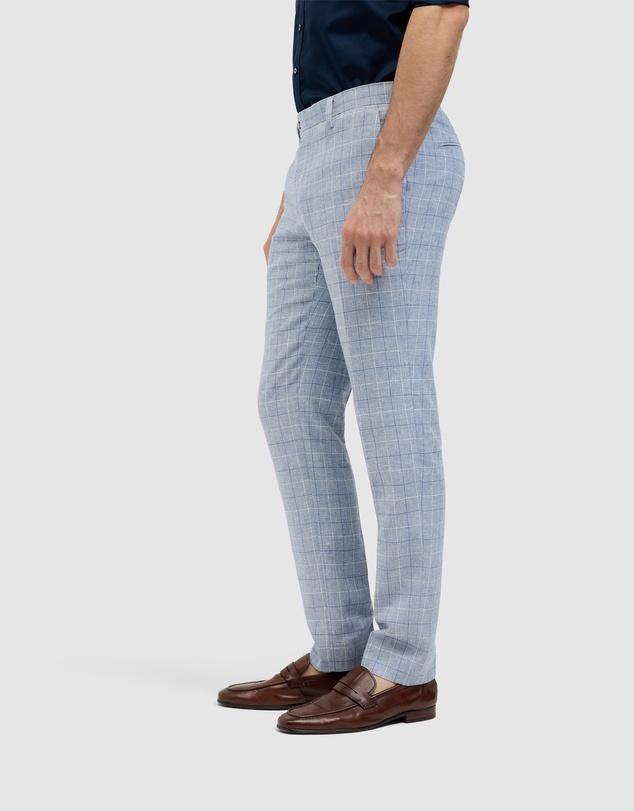 Politix - Windowpane Check Tailored Pant
