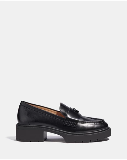 Coach - Leah Leather Loafers