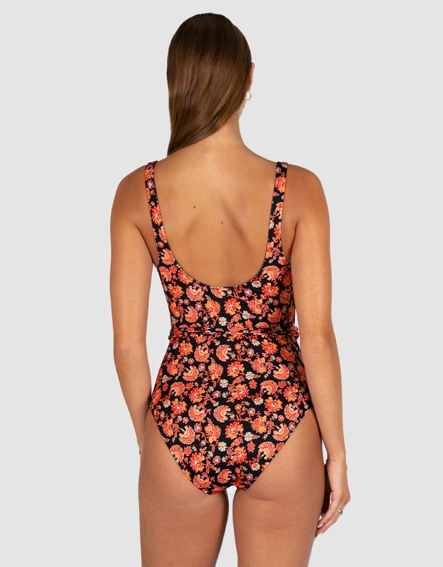 Baku Swimwear - Flamenco Square Neck One Piece Swimsuit