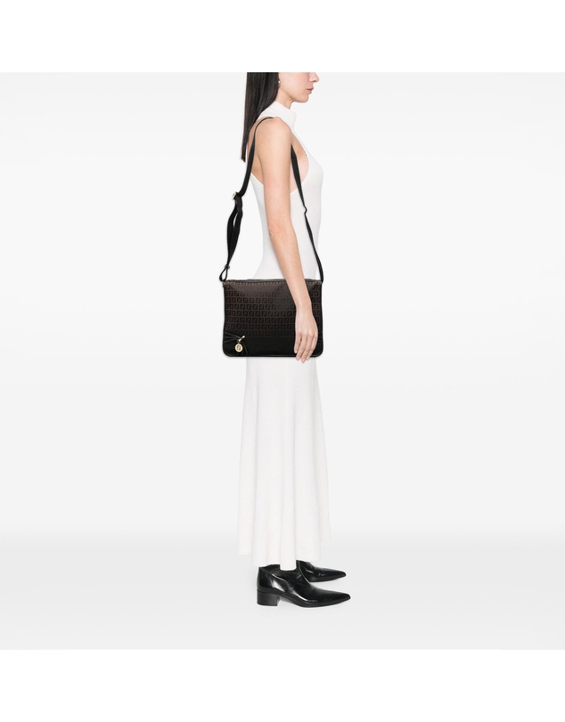 Pre-Loved by Azura Reborn - Pre-Loved Zucchino Canvas F Charm Crossbody