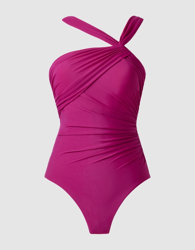 Miraclesuit Swimwear  - Rock Solid Europa Asymmetric Underwired Shaping Swimsuit