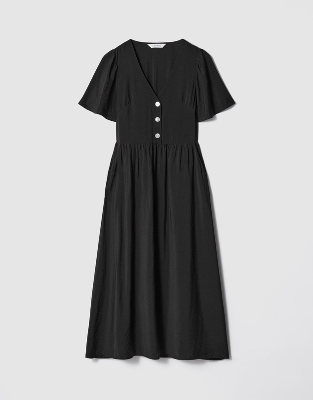& Other Stories - V-Neck Midi Dress