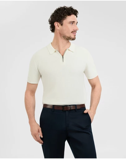 Tarocash - Omal Zip Knit Polo