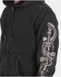Volcom - Mens Die By The Stone Zip Up Hoodie