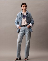 Calvin Klein Jeans - High Rise Straight Jeans