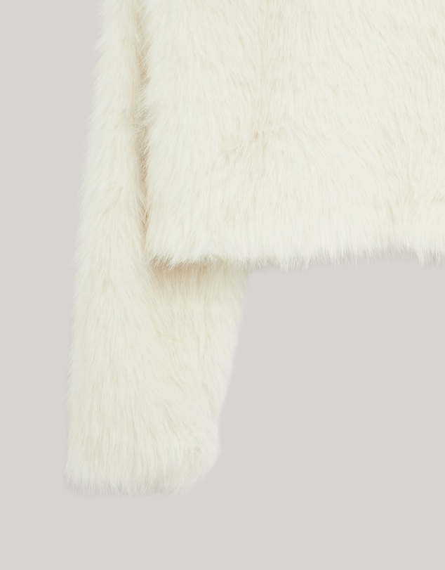 Revibe - Repaired CHANCERY Noel Faux Fur Jacket - AU 12