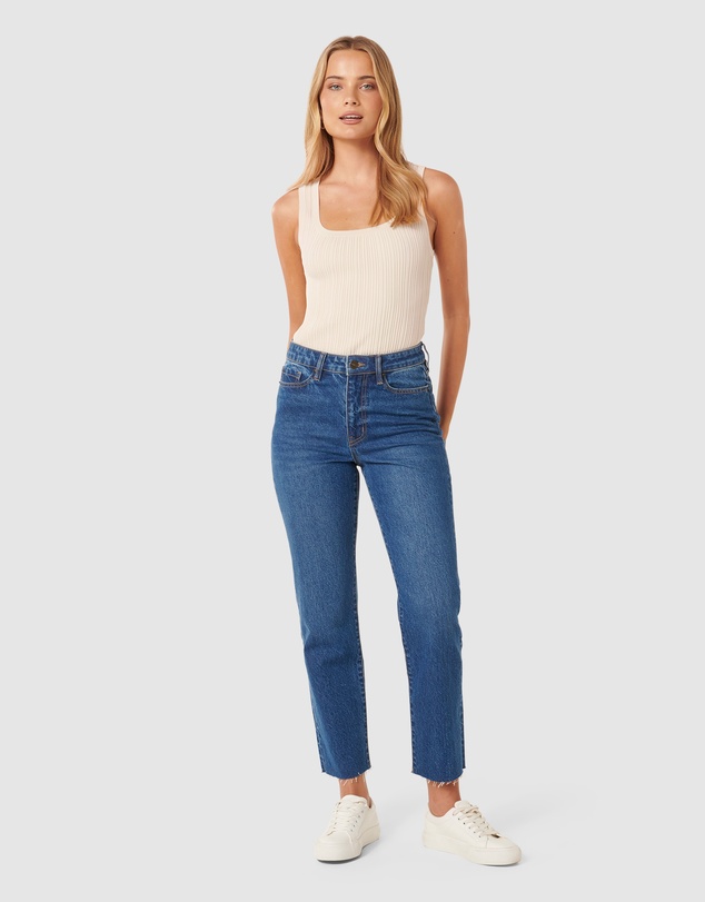 Forever New - Seville Rib Knit Tank Top