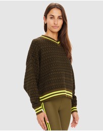 The Upside - Castilla Clementine Knit Crew Jumper