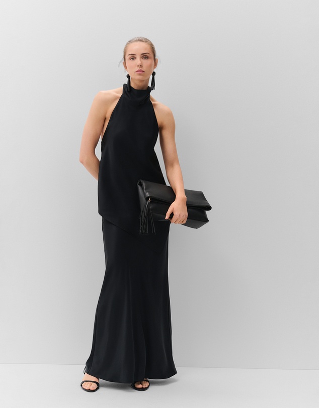 UNISON - Satin Slip Maxi Skirt