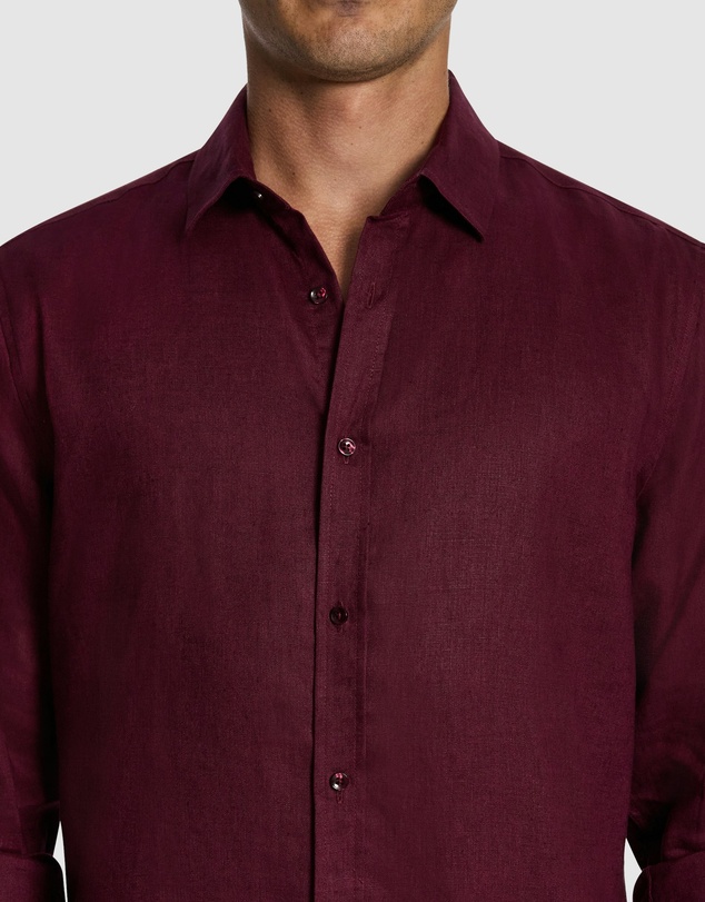 yd. - West Hampton Pure Linen Shirt