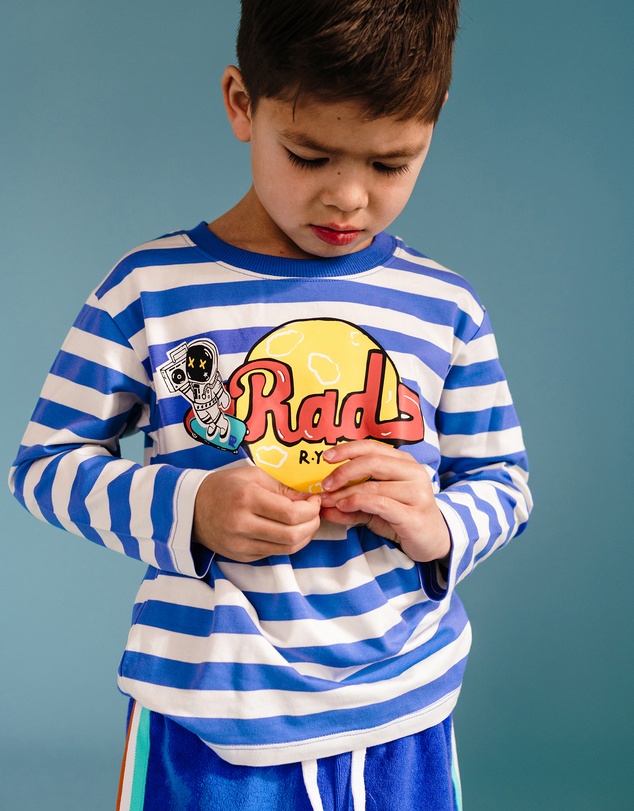 Rock Your Kid - Planet Rad Stripe Long Sleeve T-Shirt