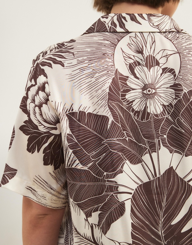 Atmos&Here Curvy - Koa Satin Shirt