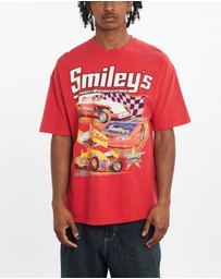 Vintage by The Real Deal - Pre Loved - Vintage Smiley's Racing Tee
