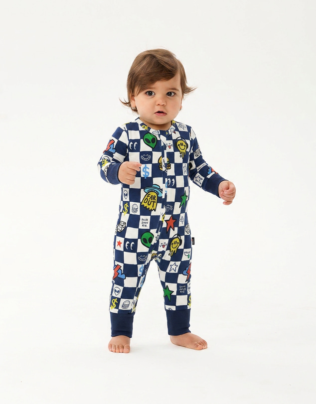 Rock Your Baby - Far Out Check Coverall