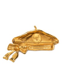 Pre-Loved by Azura Reborn - Pre-Loved Gold Plated Beret Hat Brooch