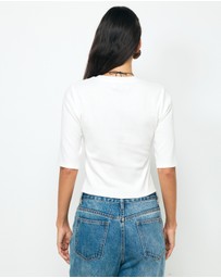 AERE - Odele Rib T-Shirt