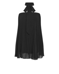 City Chic - Aida Strapless Pleat Mini Dress - black