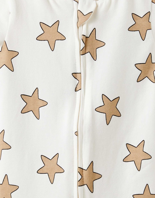 Cotton On Kids - Growie Short Sleeve Zip Romper
