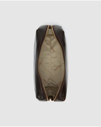Republic of Florence - The Otto Chocolate Leather Dopp kit