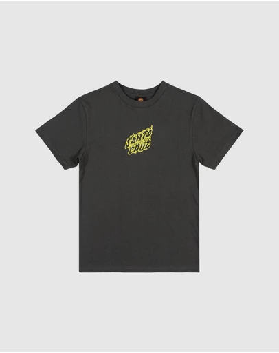 Santa Cruz - Crossbone Dot Mono Centre Tee - Teens