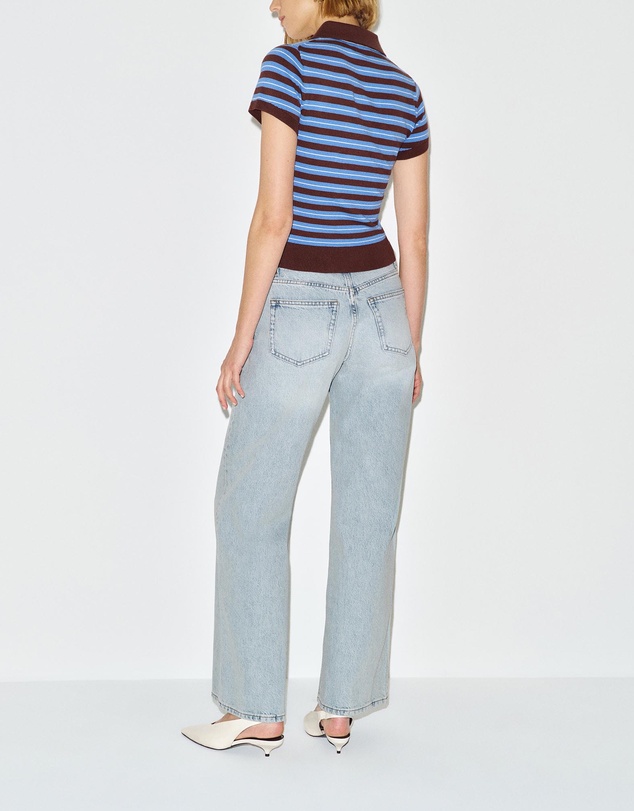 Reformation - Bentley Cotton Polo Sweater