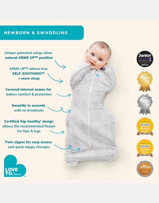 Love to Dream - SWADDLE UP™ 1.0 TOG