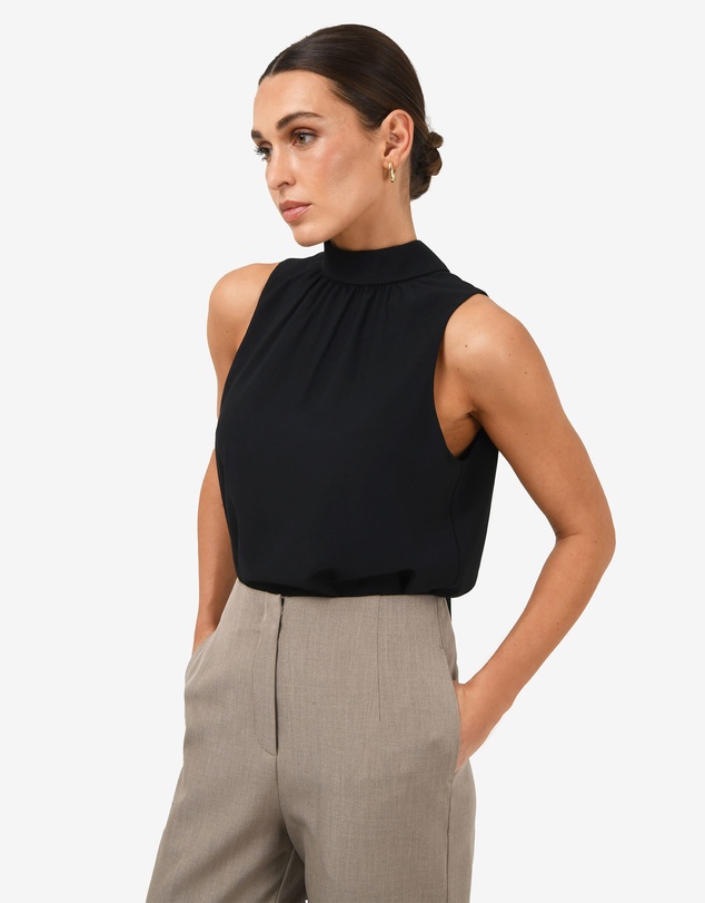 Forcast - Maria Gathered Top