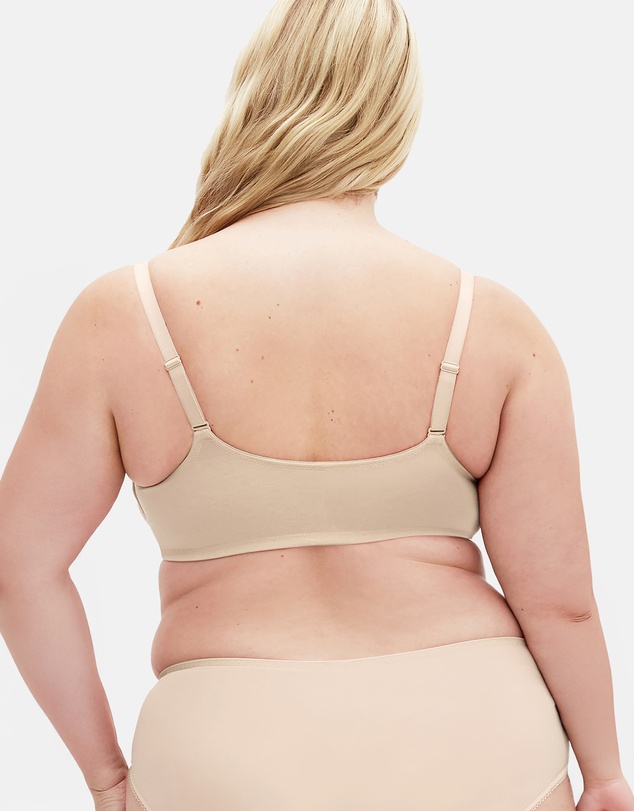 City Chic - Smooth & Chic Front Close Cotton Push Up Bra