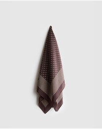 Evity - Silk Scarf Polka Dot Print