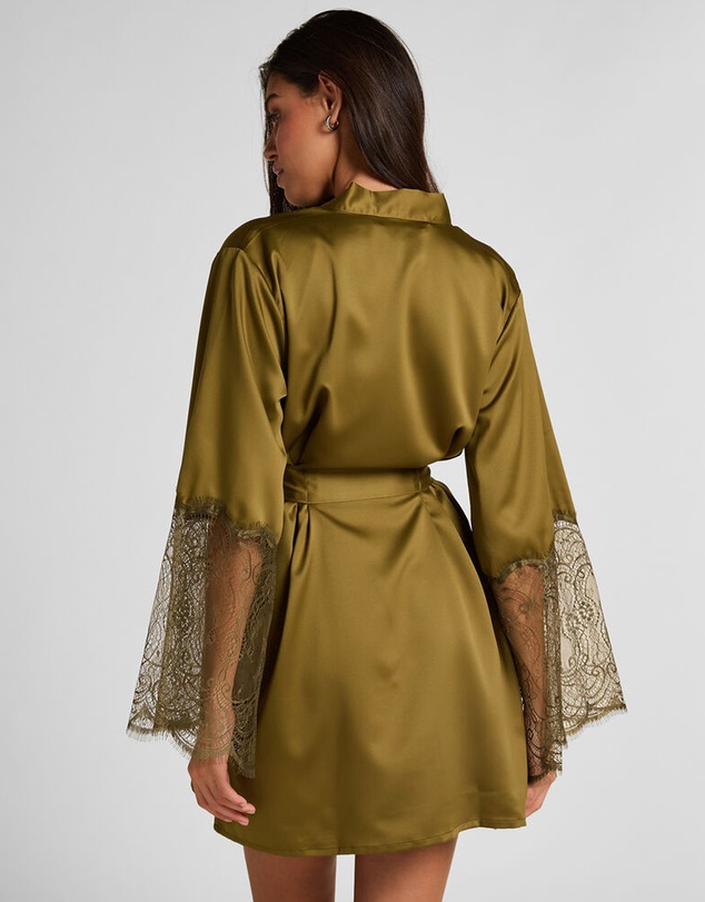 Hunkemoller - Satin Lace Kimono