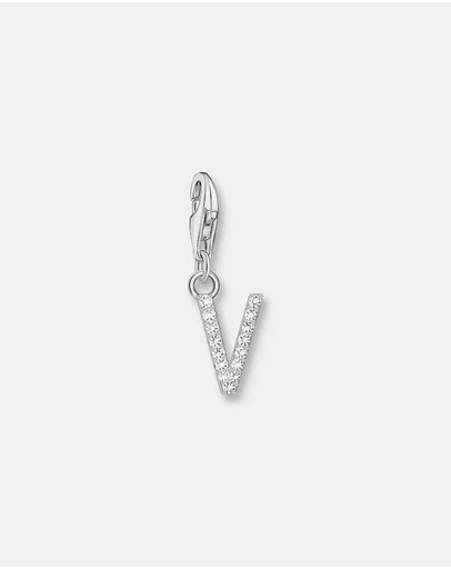 THOMAS SABO - Charm Pendant Letter V Silver