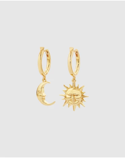 Karen Walker - Sun & Moon Hoops