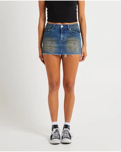 Insight - Niche Denim Mini Skirt
