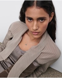 PDPAOLA - Initial 2026 M Silver Pendant Necklace