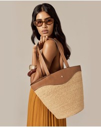 Helen Kaminski - Nadee Raffia Braid Tote