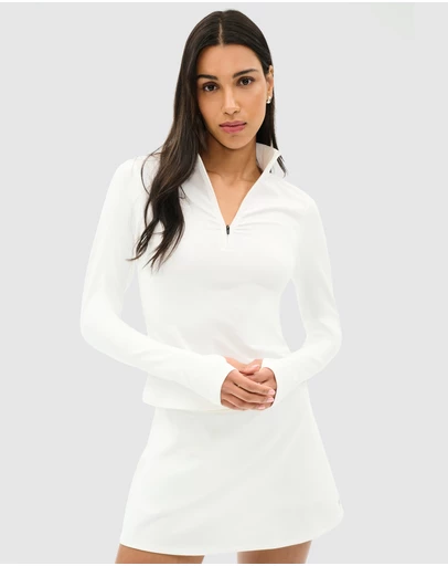 Splits59 - Stevie Active Rib Half Zip Waist Length