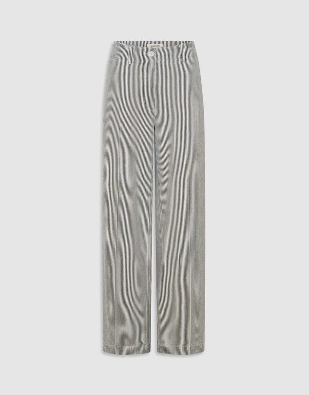 Oroton - Railroad Folk Straight Leg Pants