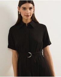 Atmos&Here - Harriet Viscose Twill Midi Dress
