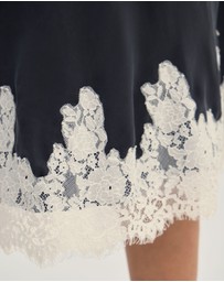 Oxford - Frieda Lace Trim Skirt