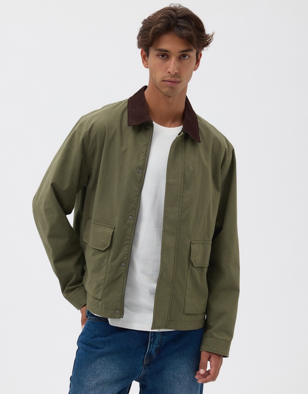 AERE - Collared Barn Jacket