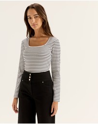 Review - Gia Stripe Top