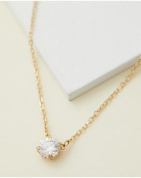 Swarovski - Stilla pendant, Round cut, White Gold