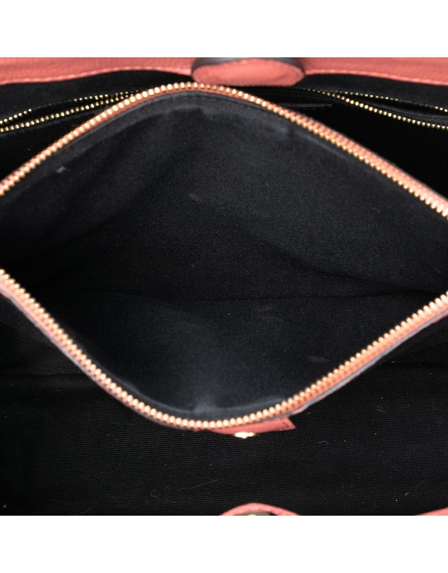 Pre-Loved by Azura Reborn - Pre-Loved Medium Bicolor Leather and House Check Banner Satchel