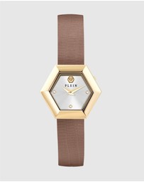Philipp Plein - LA JUNGLE DE PLEIN 28mm Gold-Tone Analogue